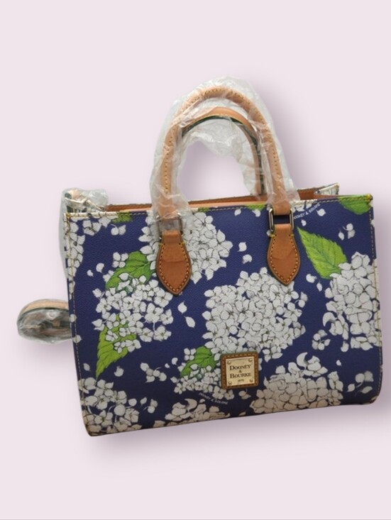 Dooney & Bourke Handbags - NWT Dooney and Bourke Hydrangea Janine Satchel Bag